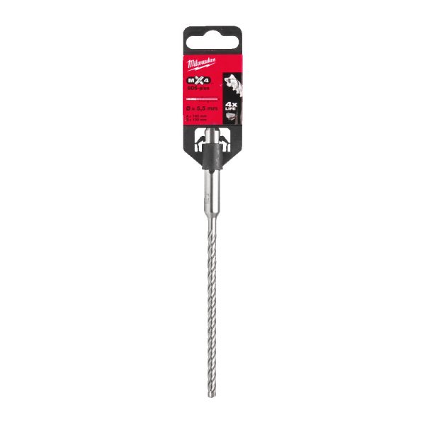 Milwaukee MX4 SDS-Plus 4 élű fúrószár  5,5 x 100/160 mm  1 db