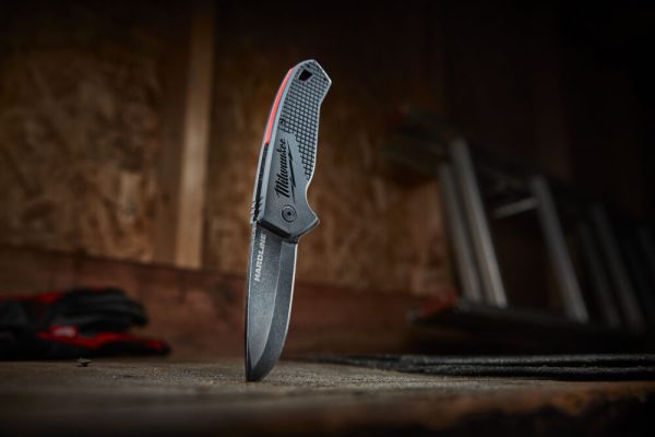 Milwaukee Összecsukható kés sima élű 64 mm, D2 acél, fekete  - 1 db - Image 4