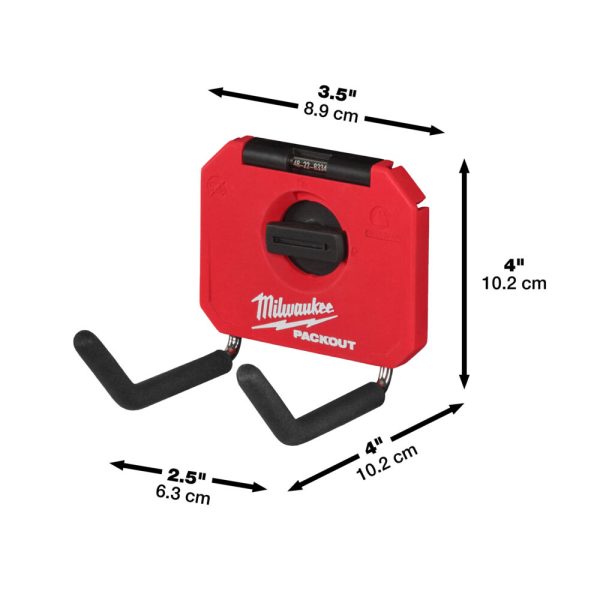 Milwaukee PACKOUT™ Akasztó egyenes 100 mm - 1 db - Image 2