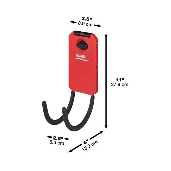 Milwaukee PACKOUT™ Akasztó ívelt  150 mm- 1 db - Image 2
