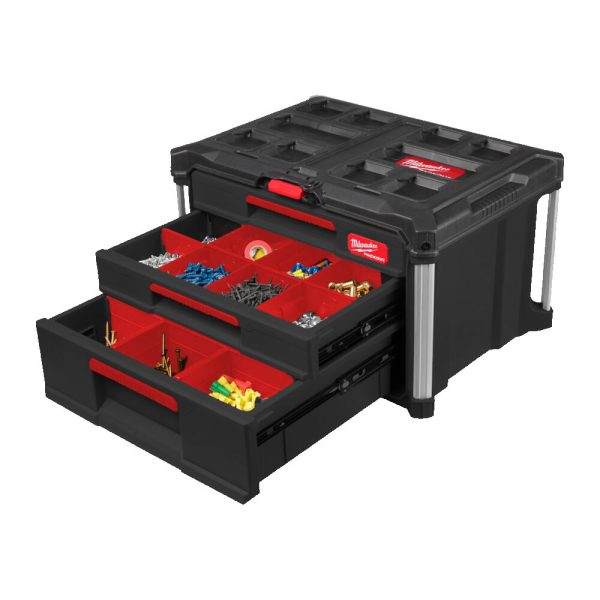 Milwaukee PACKOUT™ Tároló Láda 2+1 fiókos - Image 2