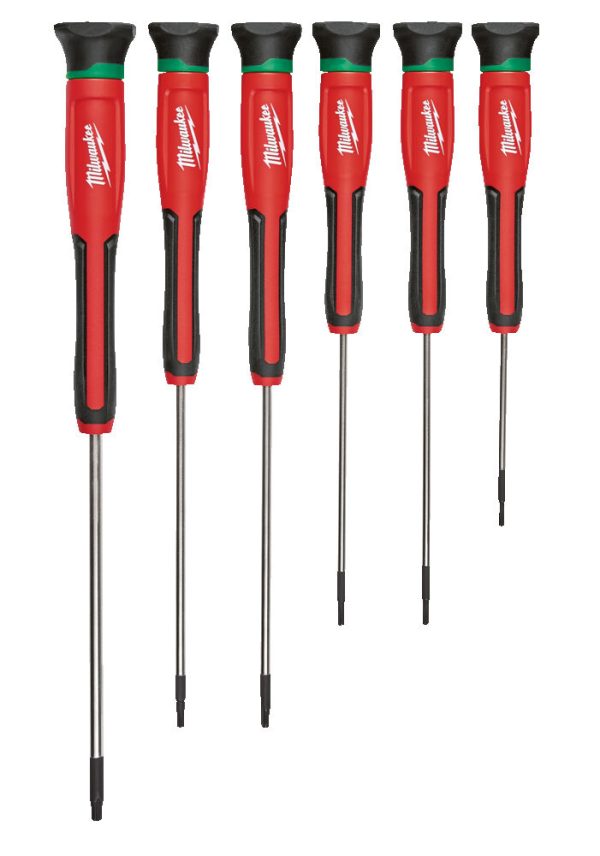 Milwaukee Precíziós csavarhúzó TORX készlet 6 részes (T6, T7, T8, T9, T10, T15)