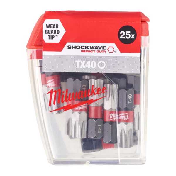 Milwaukee Shockwave bit CD TX40 25mm-25db