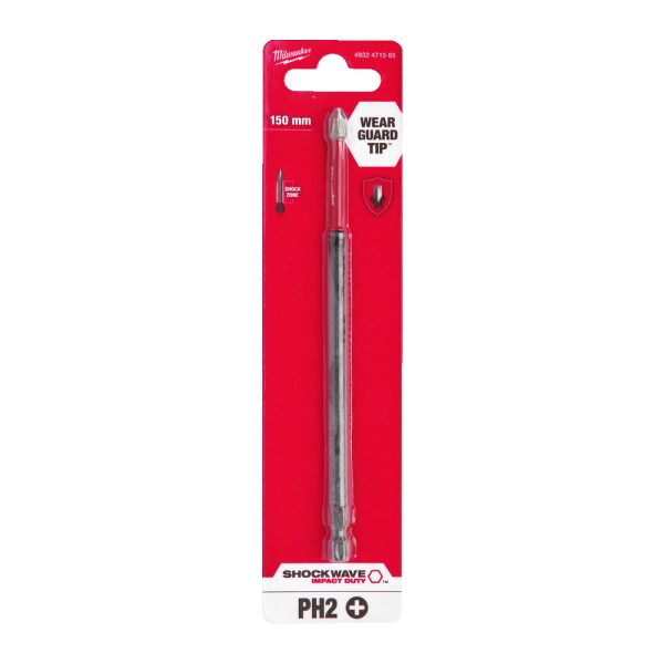 Milwaukee Shockwave bit PH2 150 mm - 1 db