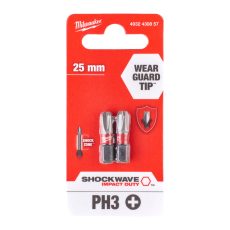 Milwaukee Shockwave bit PH3 25mm-2db