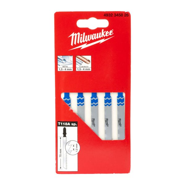 Milwaukee Szúrófűrészlap 75/1,2 mm  5 db