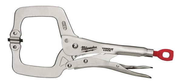 Milwaukee TORQUE LOCK™ C-formájú önzáró szorító, gömbölyű pofákkal 11' 1 db - Image 2