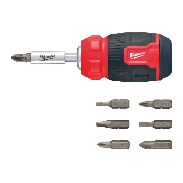 Milwuakee 8 in 1 Compact Multi-Bit Screwdriver - Image 2