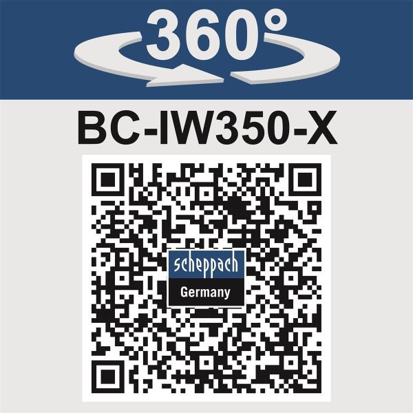 Scheppach BC-IW350-X - akkus ütvecsavarozó 1/2', indukciós motorral IXES 20 V - Image 4