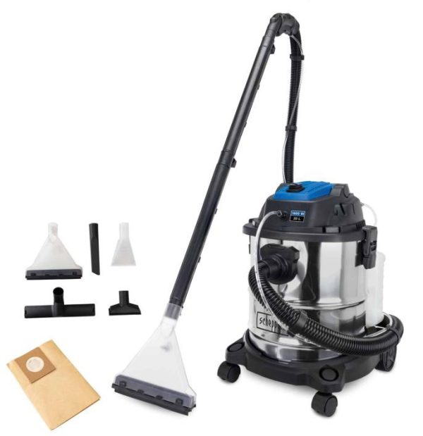 Scheppach SprayVac 20 - szőnyeg- és kárpittisztító 5 az 1-ben, száraz/nedves