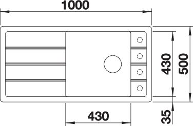 BLANCO FARON XL 6 S fekete exc.nélk. - Image 3