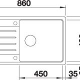 BLANCO LEGRA XL 6 S antracit exc.n. - Image 3