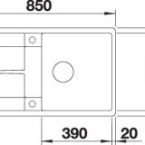 BLANCO METRA 5S-F palaszürke exc., SZINTBE ÉPÍTÉS - Image 3