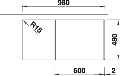 BLANCO SONA XL 6 S fekete exc.n. - Image 4