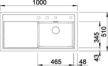 BLANCO ZENAR XL 6S jobb antracit tart. - Image 3