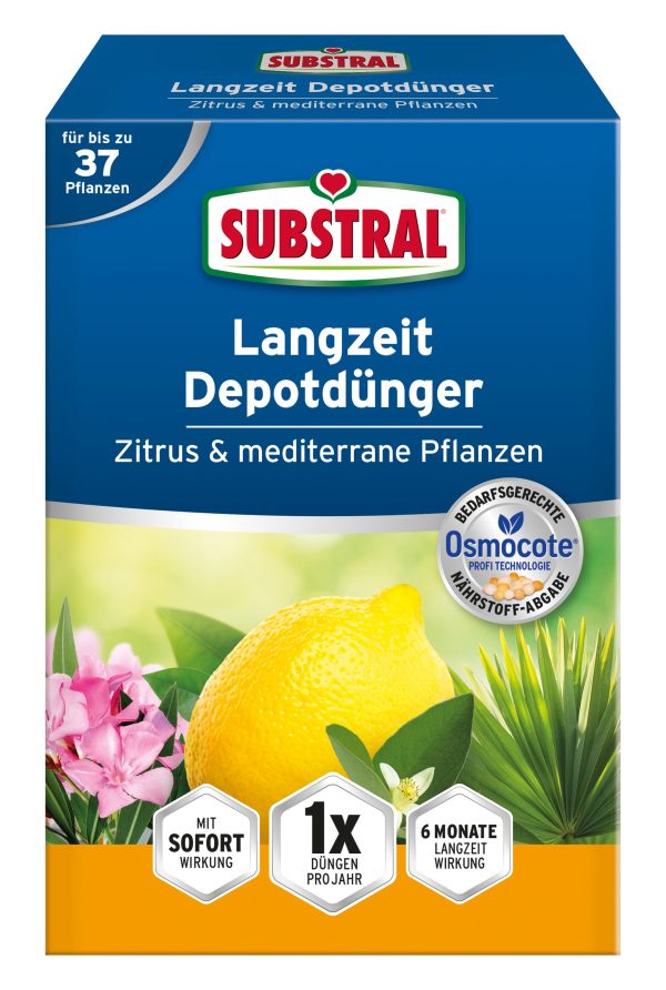 Substral Osmocote Virágtrágya citrus- és mediterrán növényekhez 750 g