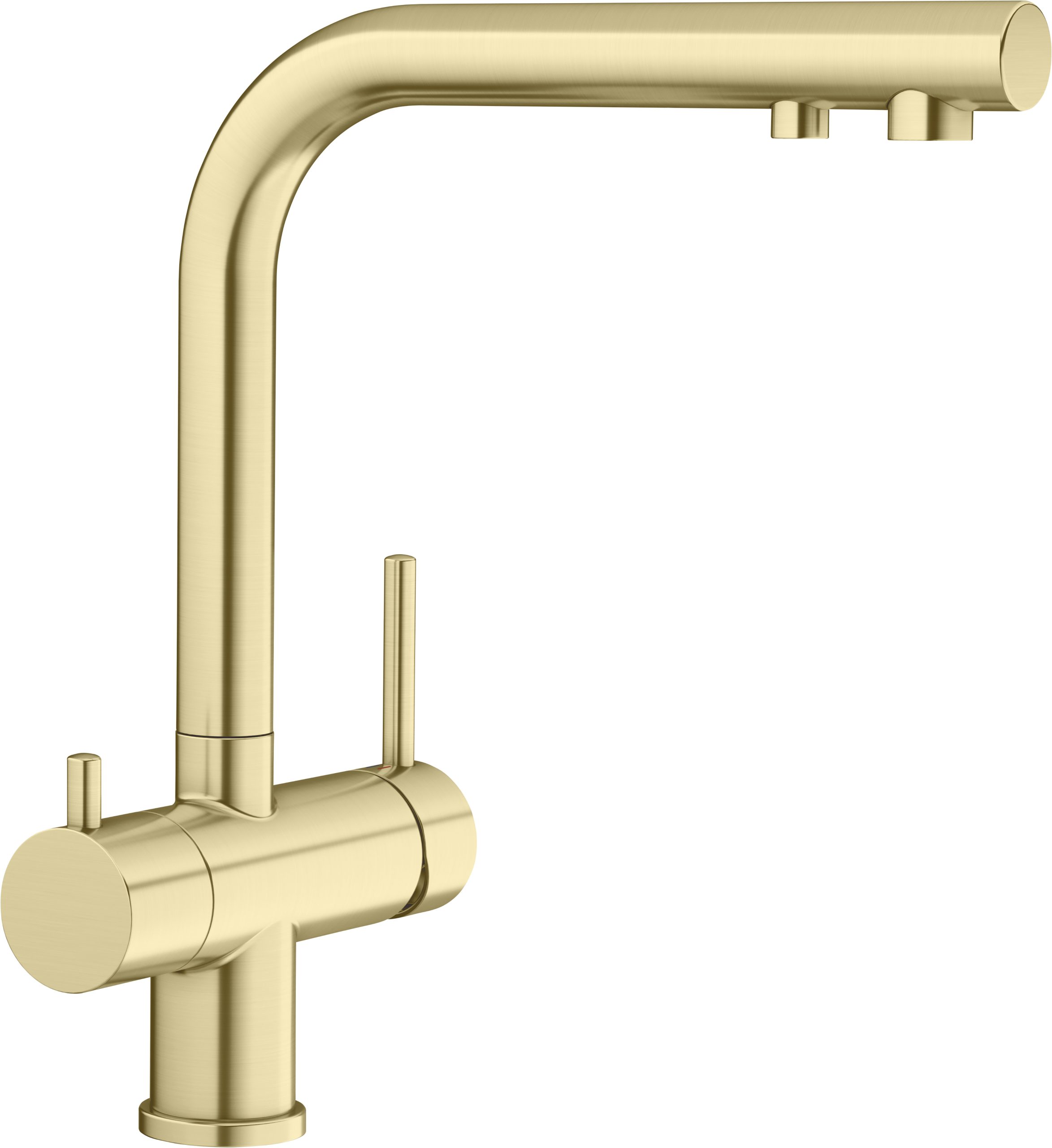 Blanco FONTAS II vízszűrős konyhai álló mosogató csaptelep satin gold HD - 526692