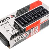 YATO Bit dugókulcs készlet gépi Torx 1/2 col 8 részes T30-T80 - Image 2