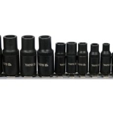 YATO Menetfúró dugókulcs adapter készlet 10 részes 1/4,3/8