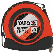 YATO Mérőszalag 3 m/16 mm, mágneses, nylon bevonatú