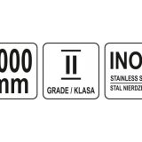 YATO Vonalzó inox 1000 mm - Image 4