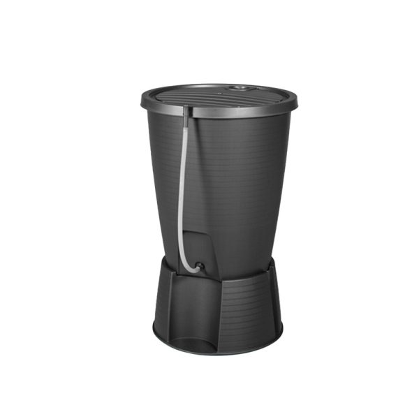 Indigo water butt műanyag esővíz tároló 220L grafit tömlővel - 248937