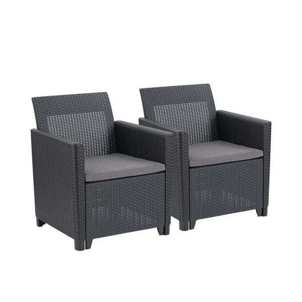 Claire duo műrattan kerti fotel