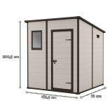 Manor 6x4 műanyag szerszámos ház - Image 3