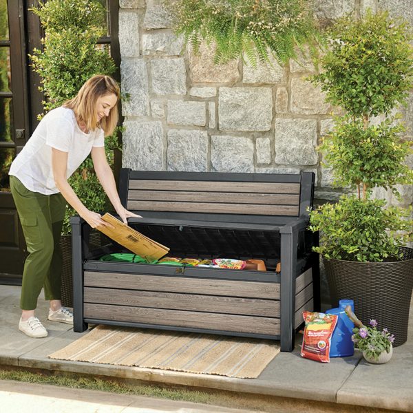 Decocoat műanyag kerti pad/tároló 227 L - Image 2