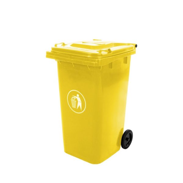 Hulladéktároló 240L sárga - Image 4