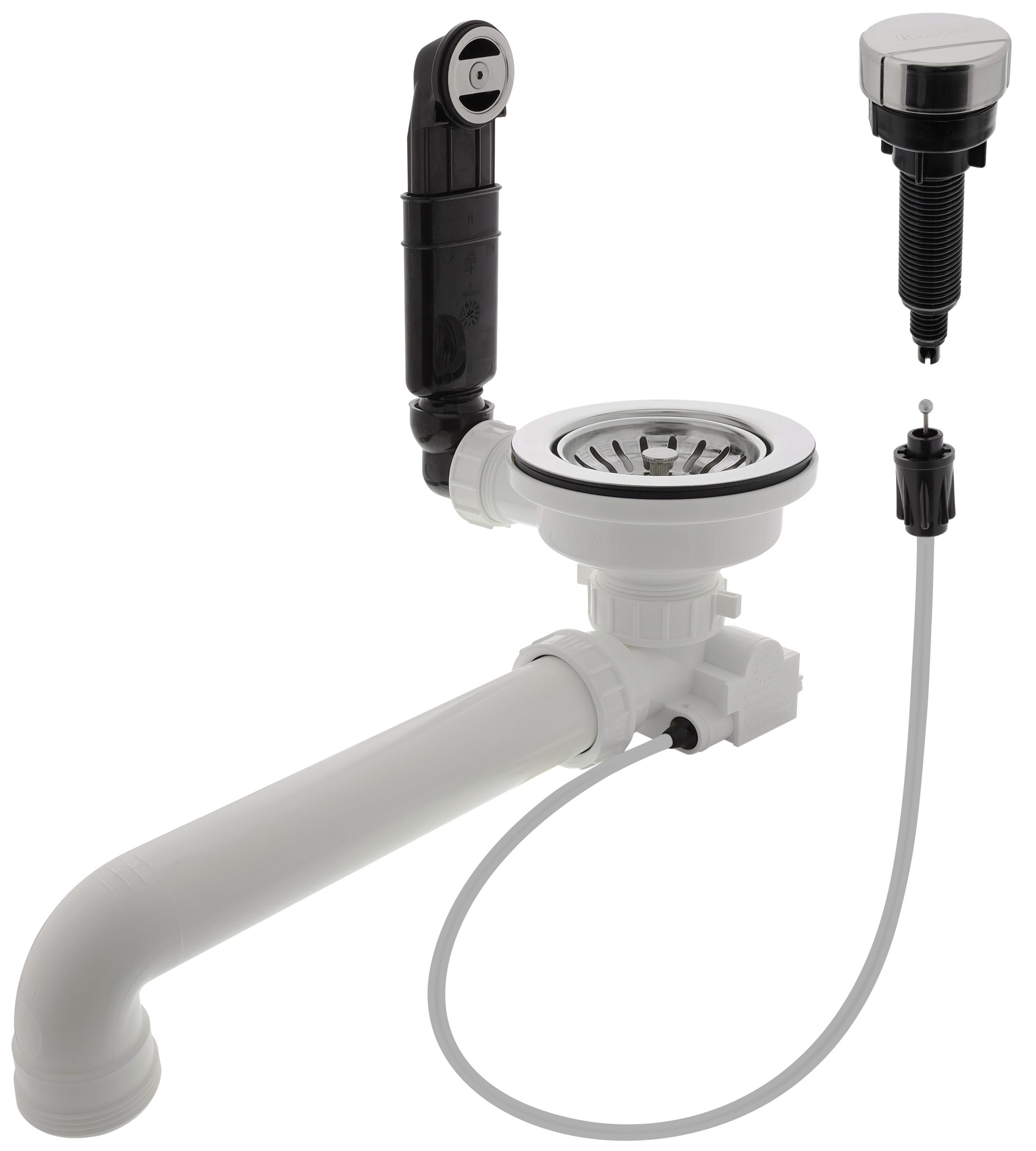 Blanco utólag felszerelhető dugóemelő hagyományos lefolyórendszerhez tekerőgombbal (excenter) - 217163