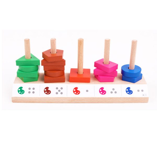 Formaválogató Montessori fajáték - Image 4