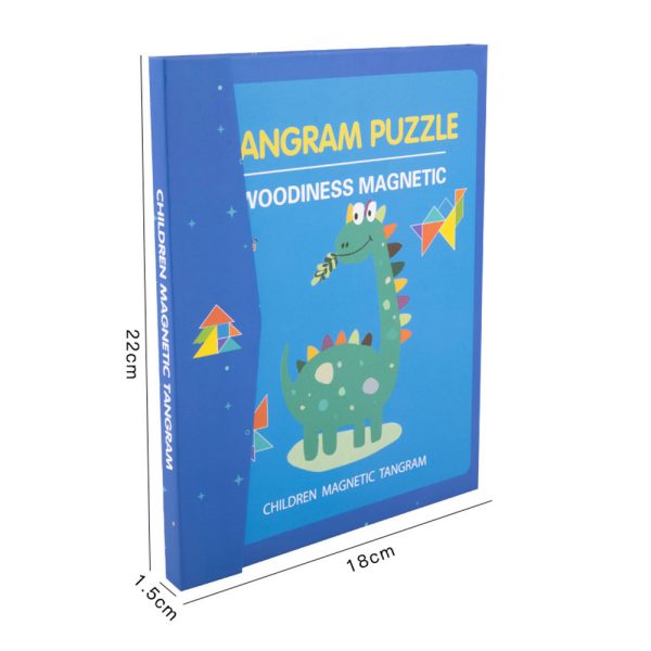 Mágneses tangram fajáték - Image 3