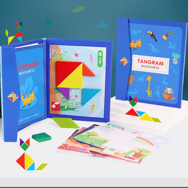 Mágneses tangram fajáték - Image 5