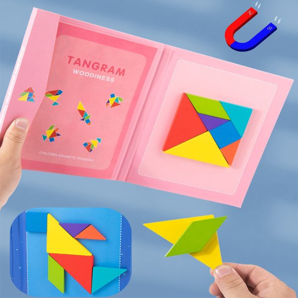 Mágneses tangram fajáték - Image 6