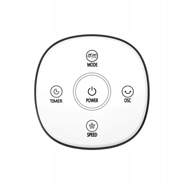 Mirpol Bise oszlopventilátor 50 W, fehér - 5905610253882 - Image 2