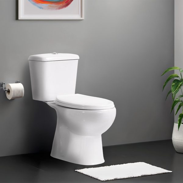 Cleano monoblokkos WC alsó kifolyással ülőkével - Image 2