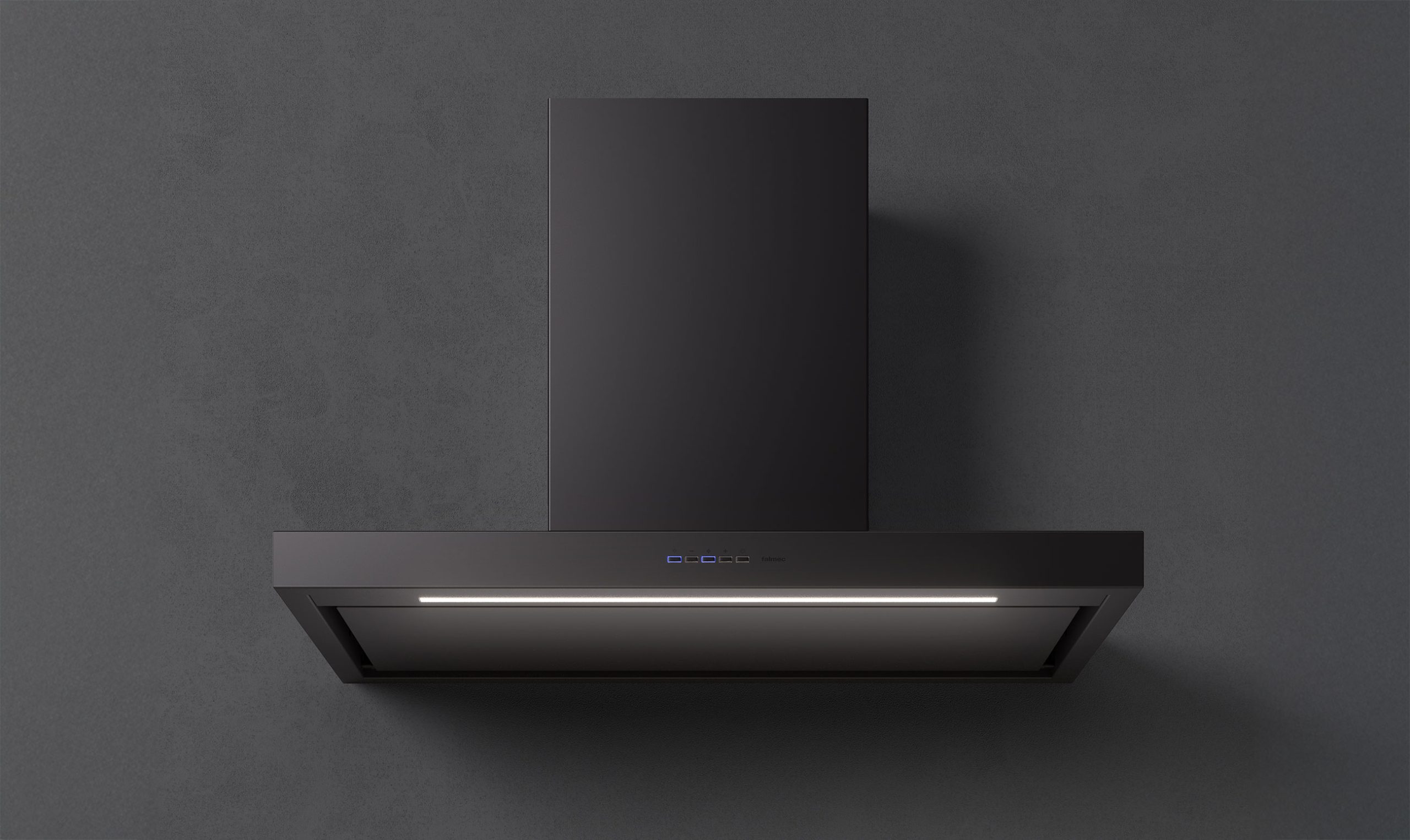 Falmec PLANE NRS PLUS 90 cm fali páraelszívó, fekete - 2367378