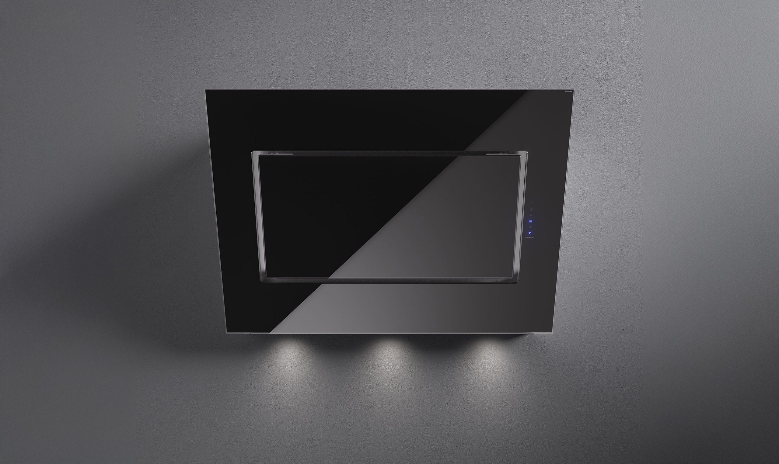 Falmec QUASAR 60 cm fali páraelszívó, fekete üveg - 2353982