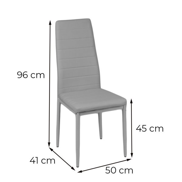 Tino NOVA Étkezőszék bézs-szürke színben - Image 3