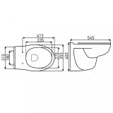 DORIS fali rimless WC - Doris - Image 3