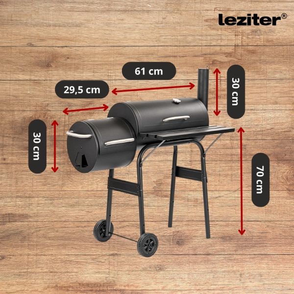 Faszenes kerti grillsütő füstölővel - Image 3