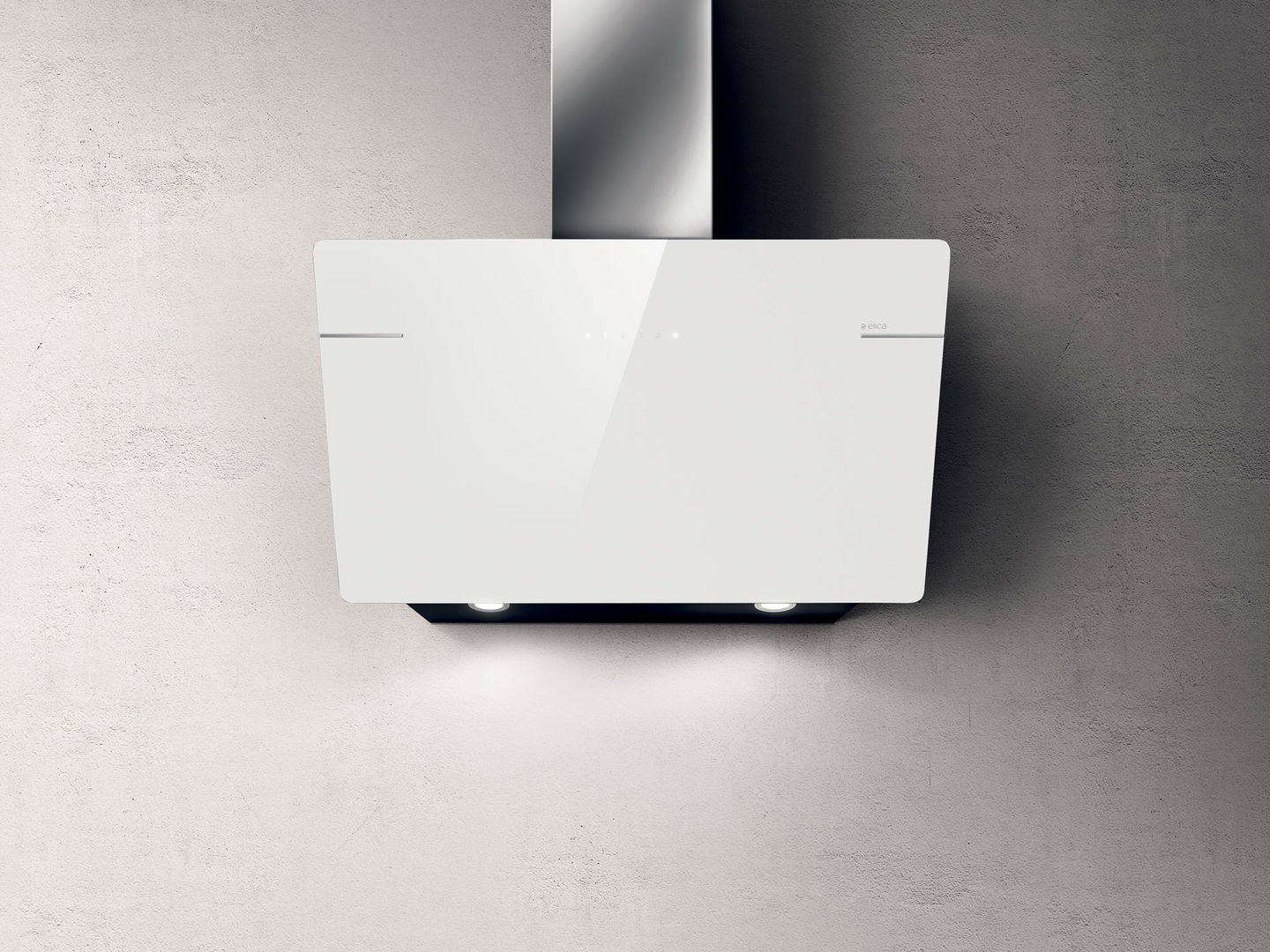 ELICA L`ESSENZA WH/A/90 fali páraelszívó, design, 90 cm, fehér üveg