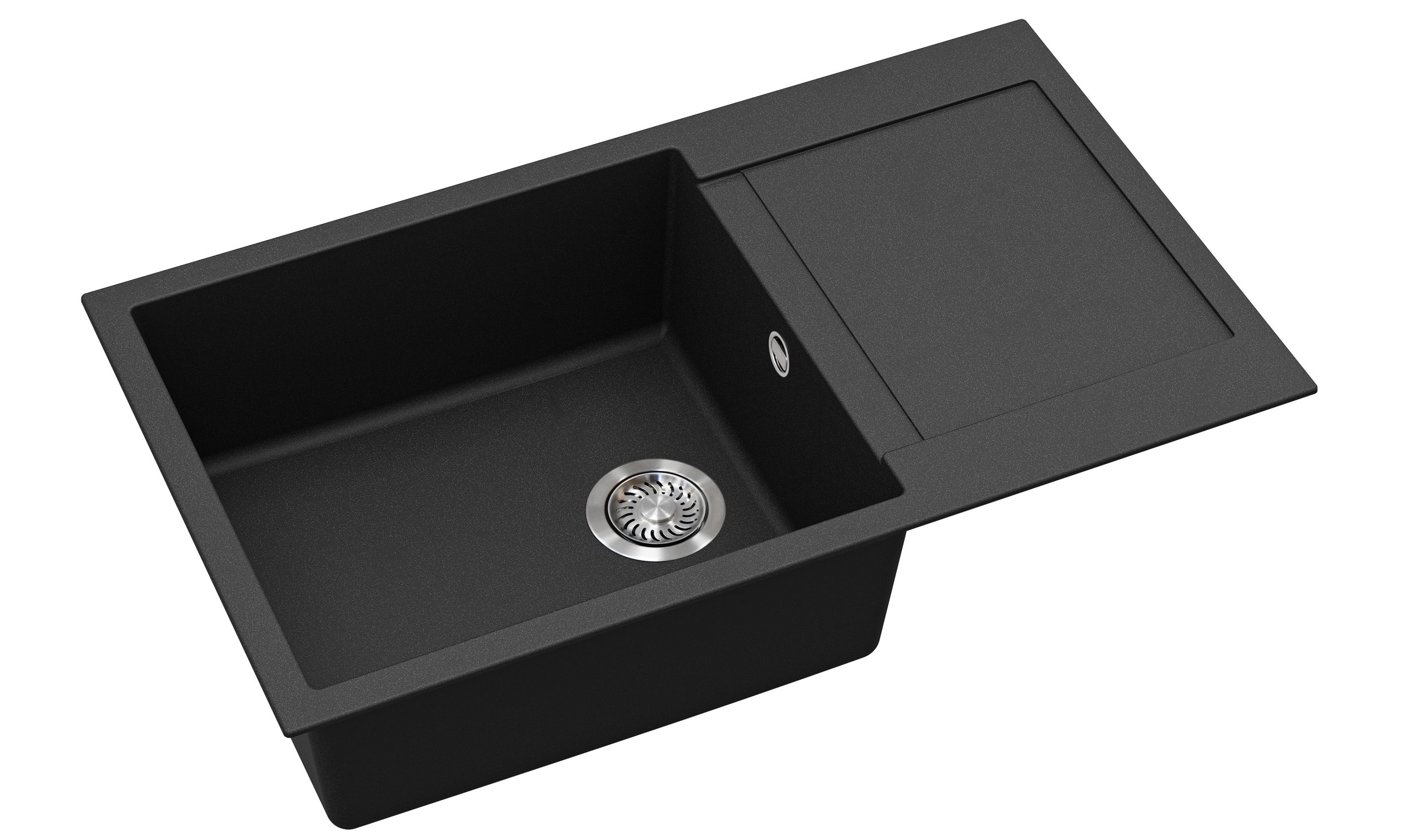 Evido Cubo XL 6S compact csepptálcás gránit mosogató 860 x 500 x 220 mm antracit - 105539 - Image 2