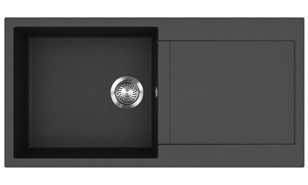 Evido Cubo XL 6S csepptálcás gránit mosogató 1000 x 500 x 200 mm antracit - 105536