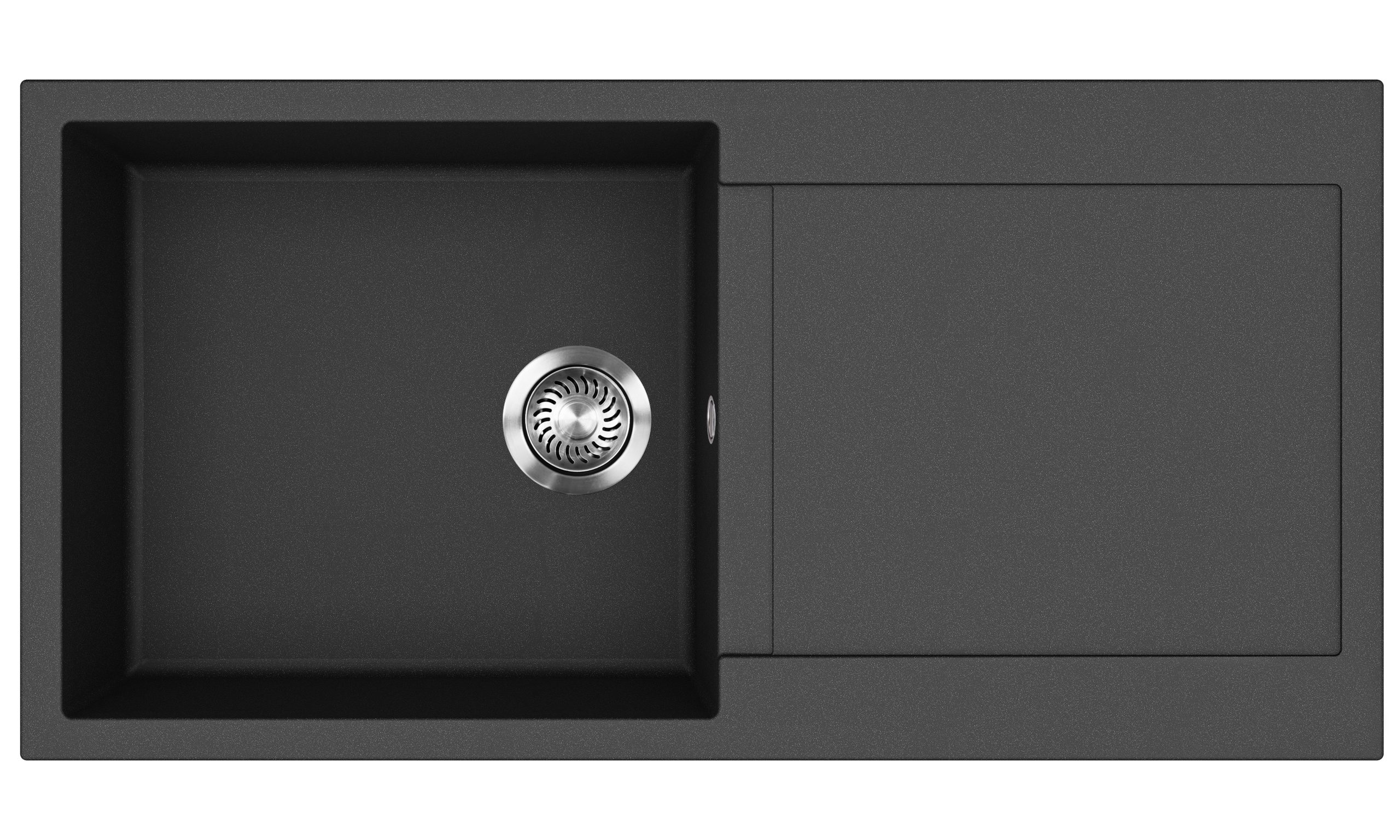 Evido Cubo XL 6S csepptálcás gránit mosogató 1000 x 500 x 200 mm antracit - 105536