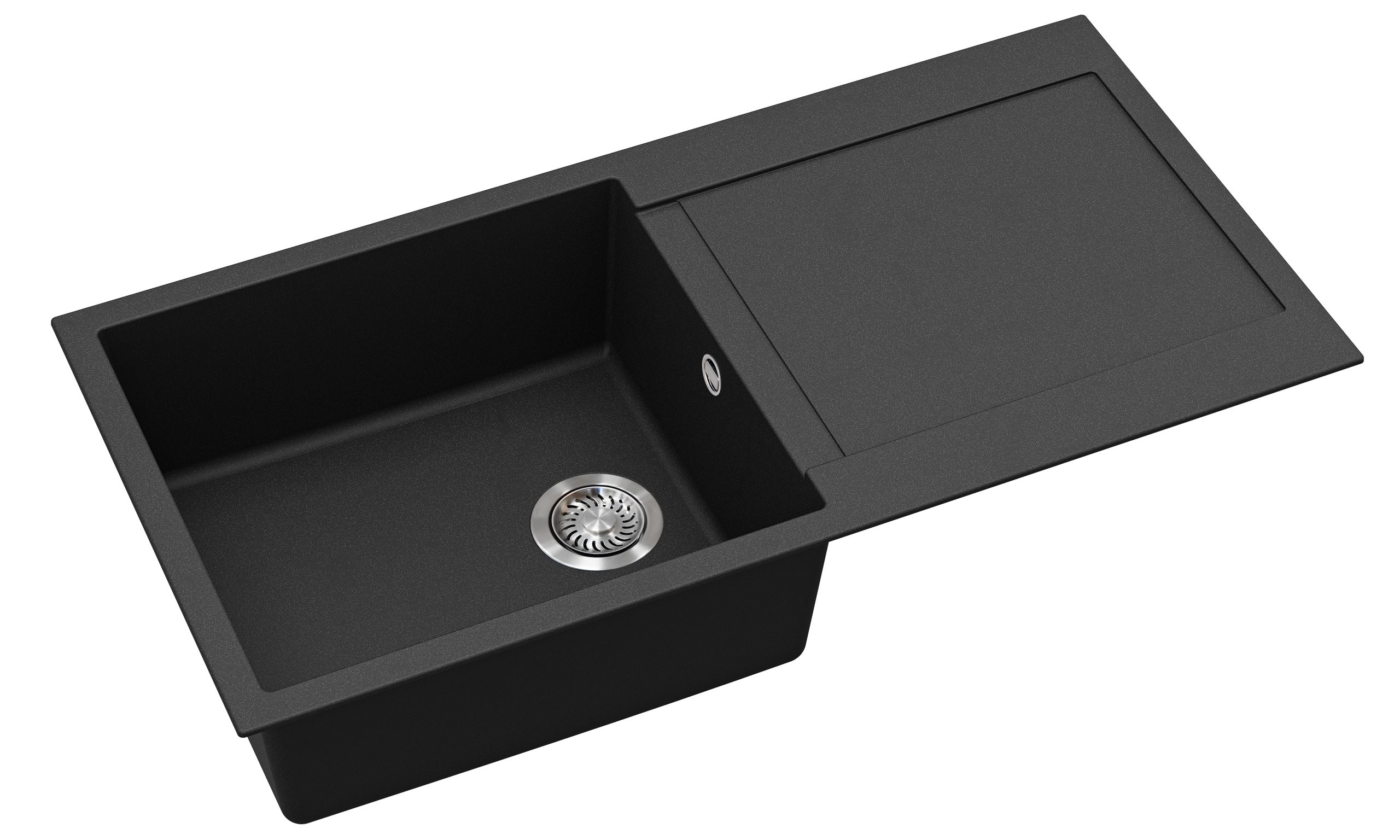 Evido Cubo XL 6S csepptálcás gránit mosogató 1000 x 500 x 200 mm antracit - 105536 - Image 2