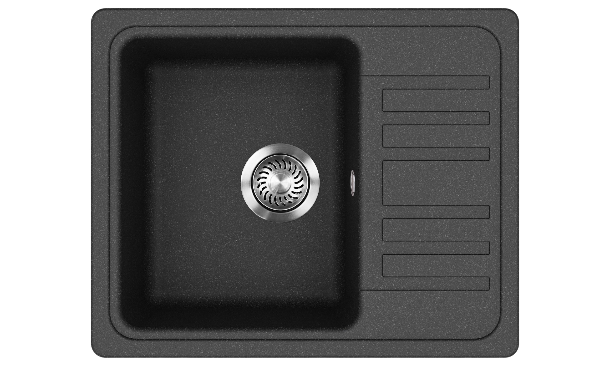 Evido Home 45S compact csepptálcás gránit mosogató 575 x 460 x 190 mm antracit - 105551