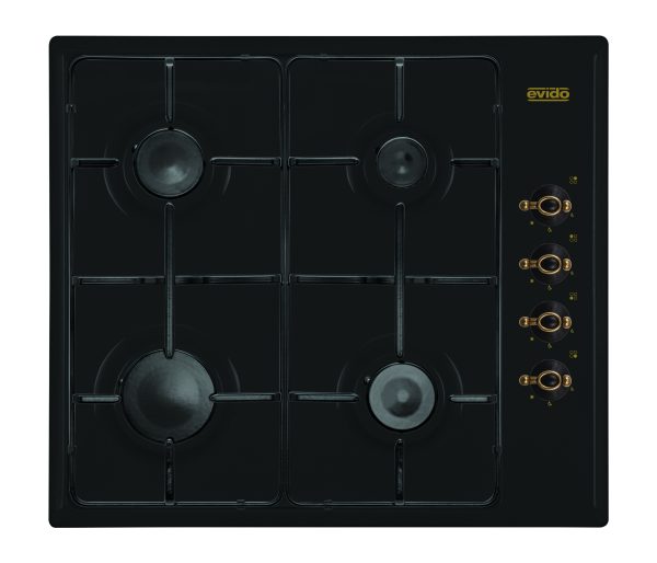 Evido RUSTIC-H 60A gáz főzőlap 60 cm antracit/bronz - HGR60A-1 - Image 3