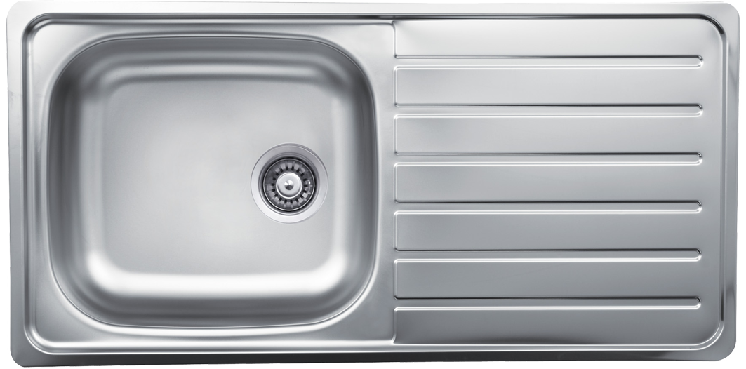 Evido Typon XL 6S csepptálcás rozsdamentes mosogató 100 x 50 x 17 cm - 105838